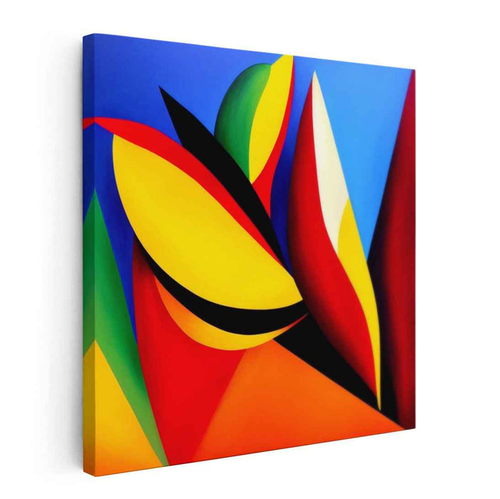 Pulse of Vitality: Dynamic Abstract Expressionist Canvas Art