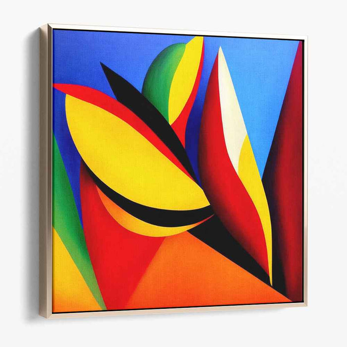 Pulse of Vitality: Dynamic Abstract Expressionist Canvas Art