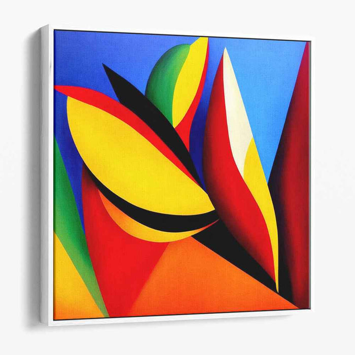 Pulse of Vitality: Dynamic Abstract Expressionist Canvas Art