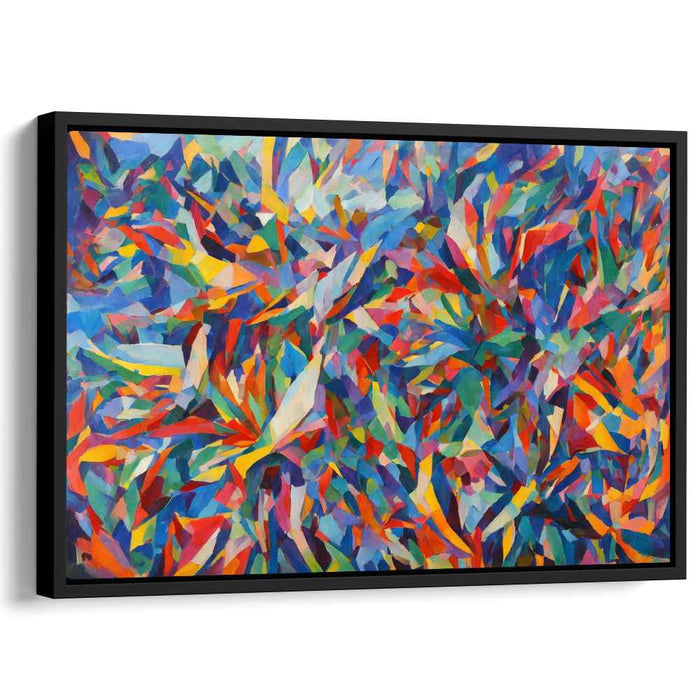 Cubist Oil Birds of Paradise #127