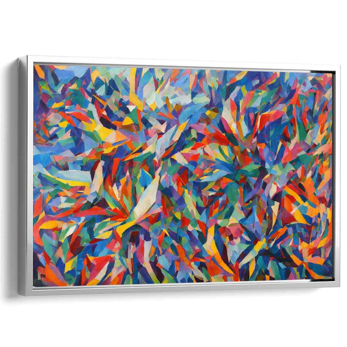 Cubist Oil Birds of Paradise #127