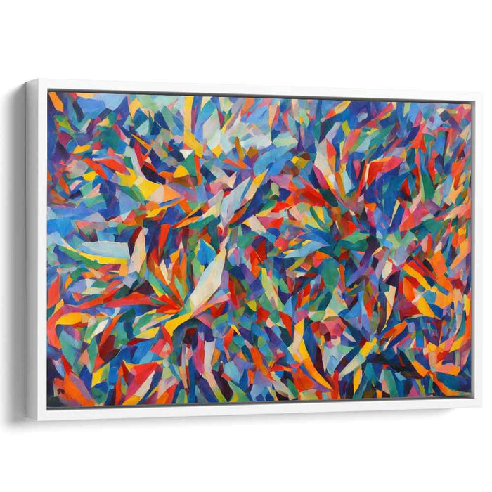 Cubist Oil Birds of Paradise #127