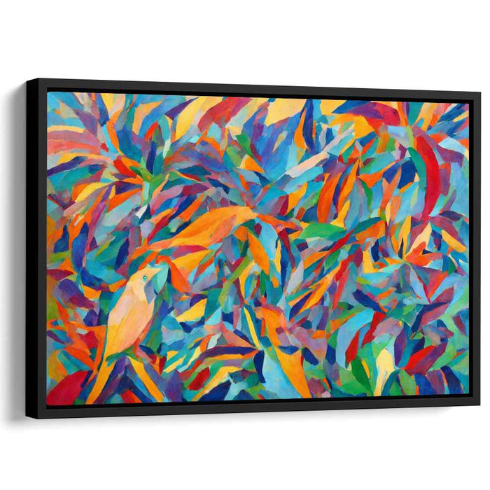 Kaleidoscopic Jungle: A Vibrant Fauvist Canvas Art Print