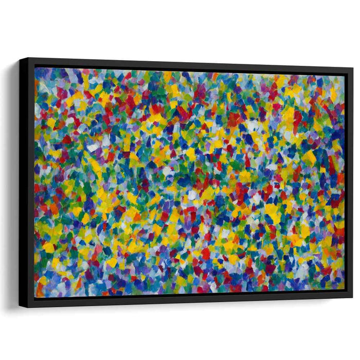 Vibrant Poetry in Strokes: Abstract Expressionist Symphony of Color Canvas Art