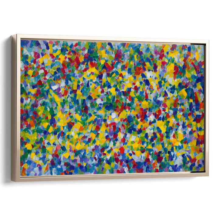 Vibrant Poetry in Strokes: Abstract Expressionist Symphony of Color Canvas Art