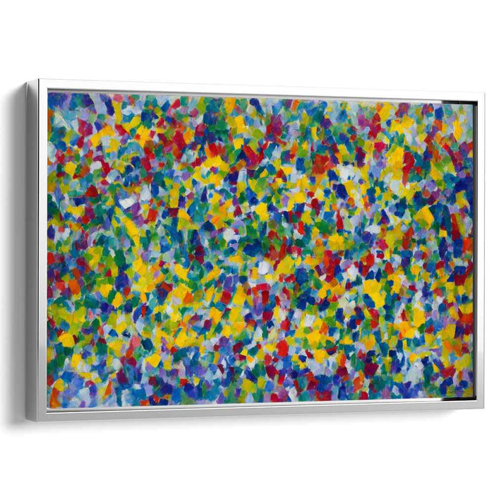Vibrant Poetry in Strokes: Abstract Expressionist Symphony of Color Canvas Art