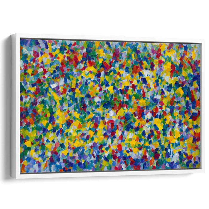 Vibrant Poetry in Strokes: Abstract Expressionist Symphony of Color Canvas Art