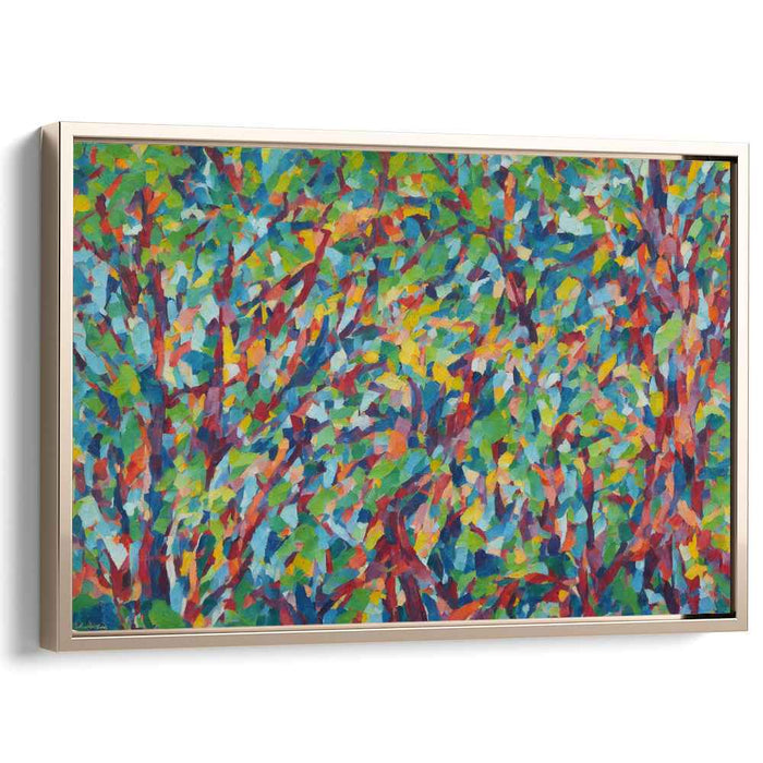 Harmonious Hues Dance: A Symphony of Color - Vibrant Landscape Canvas Art