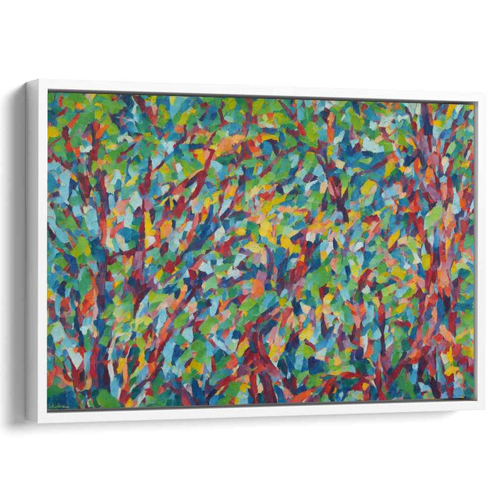 Harmonious Hues Dance: A Symphony of Color - Vibrant Landscape Canvas Art