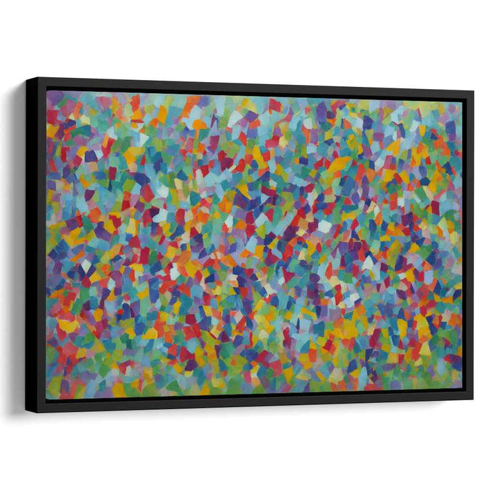 Kaleidoscope Array: Abstract Mosaic of Vibrant Colors Canvas Art