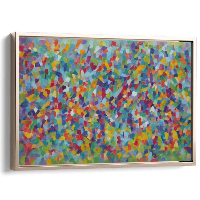 Kaleidoscope Array: Abstract Mosaic of Vibrant Colors Canvas Art