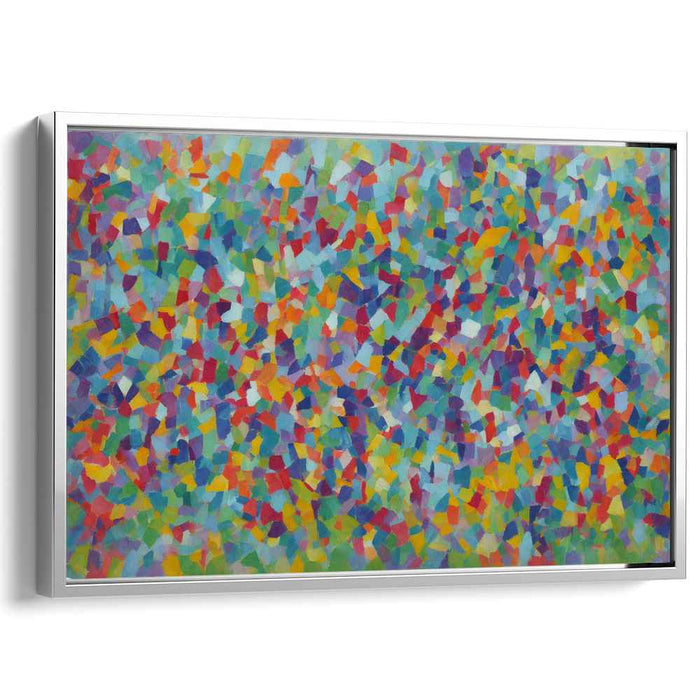 Kaleidoscope Array: Abstract Mosaic of Vibrant Colors Canvas Art