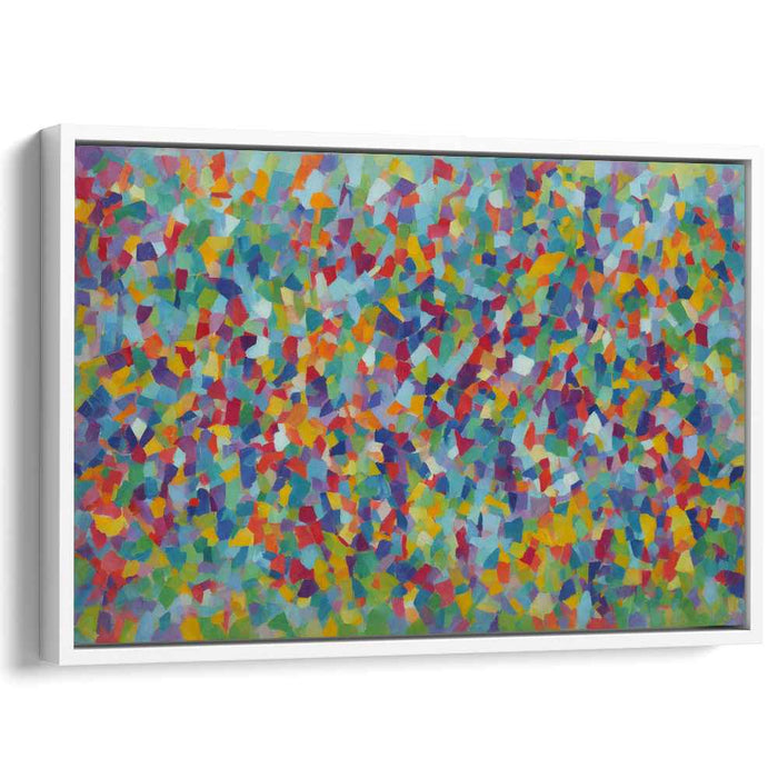 Kaleidoscope Array: Abstract Mosaic of Vibrant Colors Canvas Art
