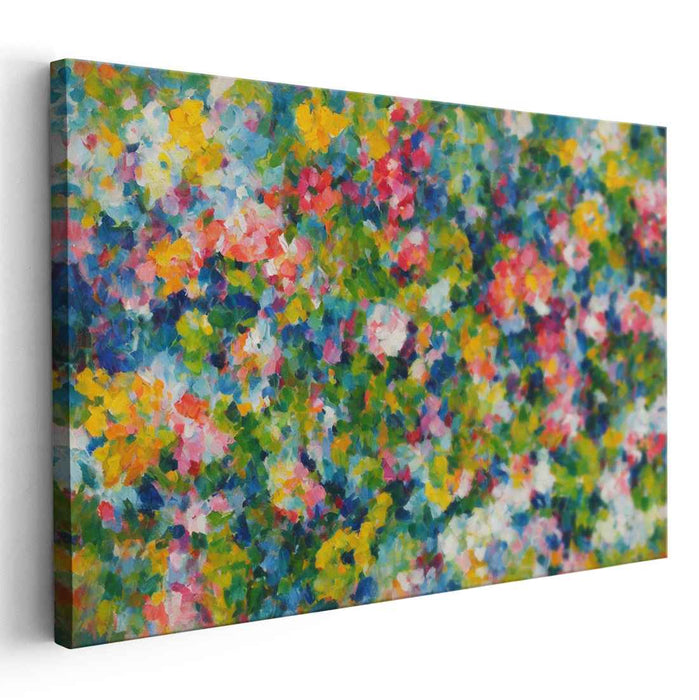 Cubist Oil Tropical Flowers #107