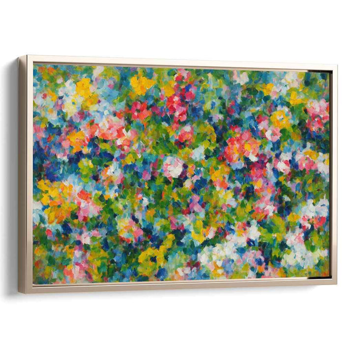 Cubist Oil Tropical Flowers #107