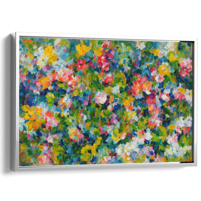 Cubist Oil Tropical Flowers #107