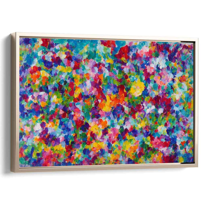 Cubist Oil Tropical Flowers #116