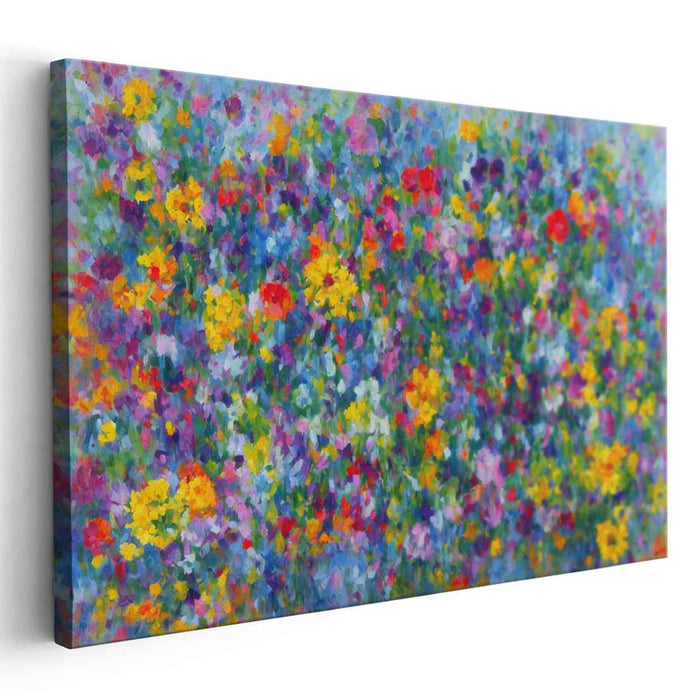 Cubist Oil Wild Flowers #102