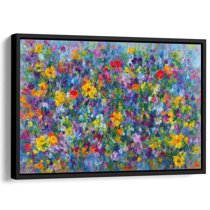 Cubist Oil Wild Flowers #102