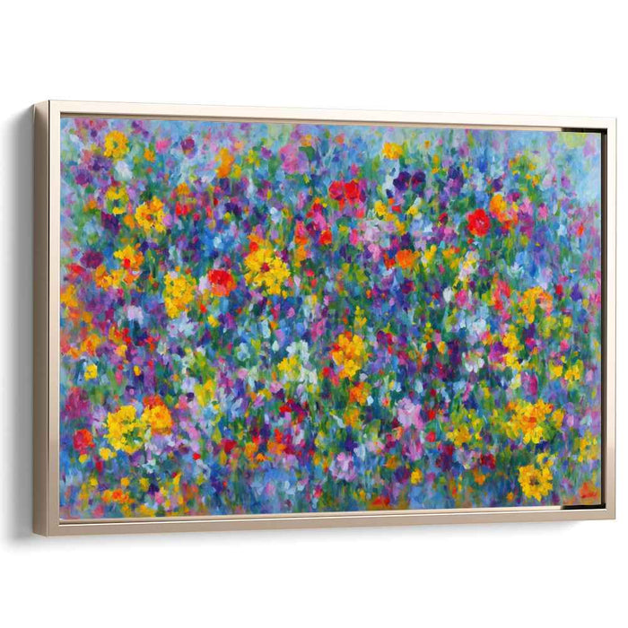 Cubist Oil Wild Flowers #102