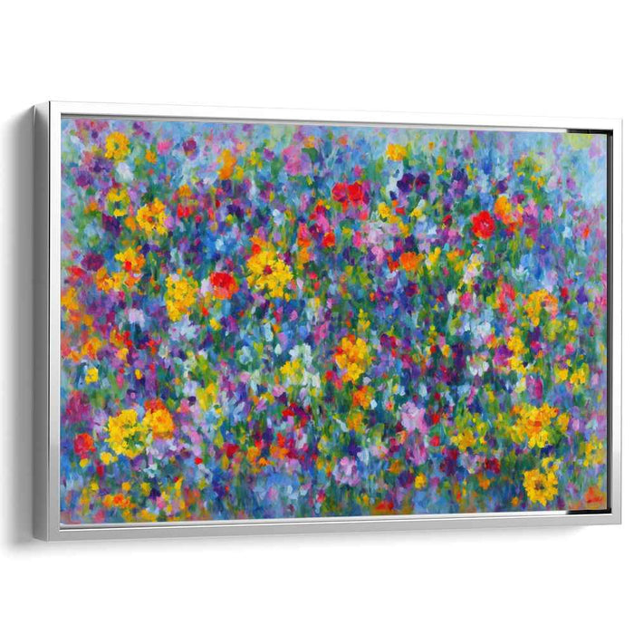 Cubist Oil Wild Flowers #102