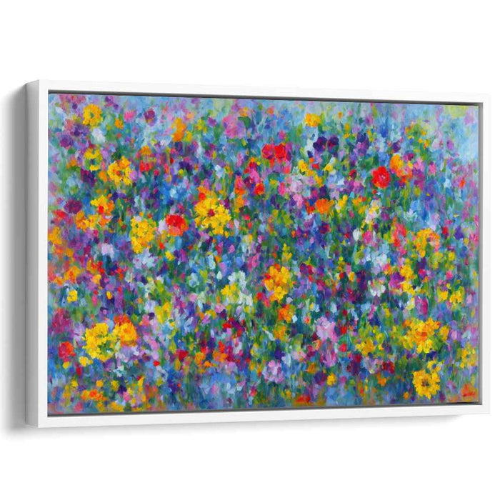 Cubist Oil Wild Flowers #102