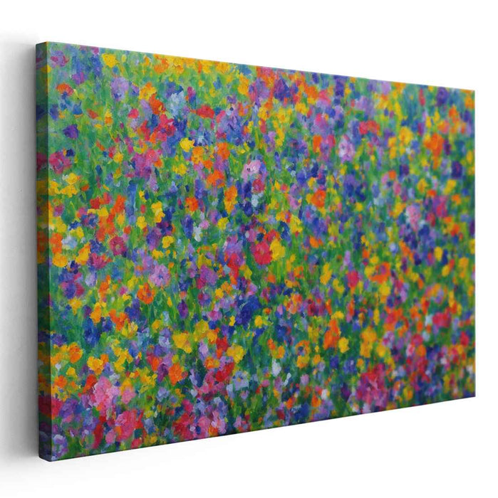 Cubist Oil Wild Flowers #114