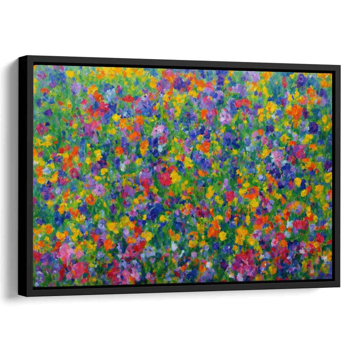 Cubist Oil Wild Flowers #114