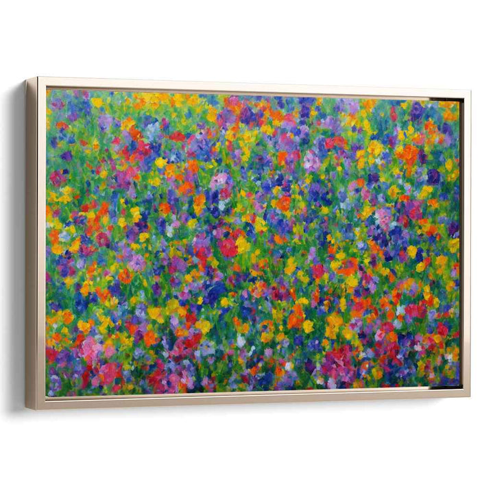 Cubist Oil Wild Flowers #114