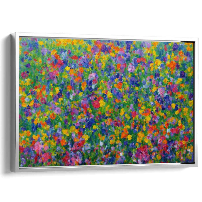 Cubist Oil Wild Flowers #114