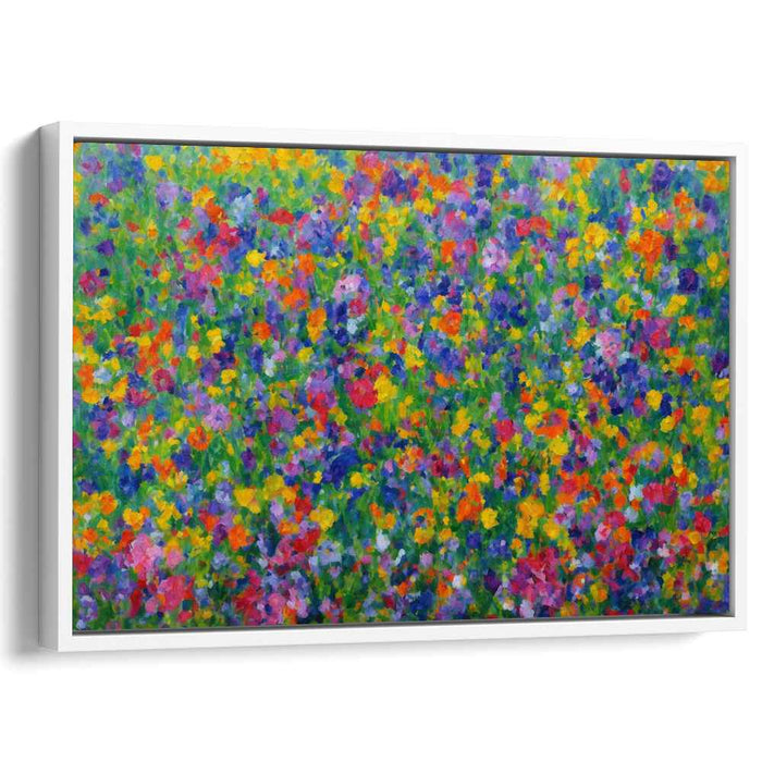 Cubist Oil Wild Flowers #114
