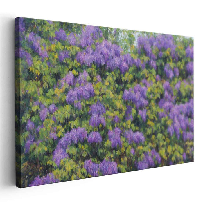 Whispers Of Eden's Palette: A Lush Impressionist Garden Canvas Art