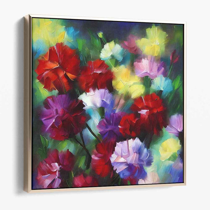 Cubist Painting Carnations #001