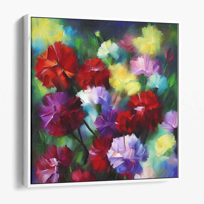 Cubist Painting Carnations #001