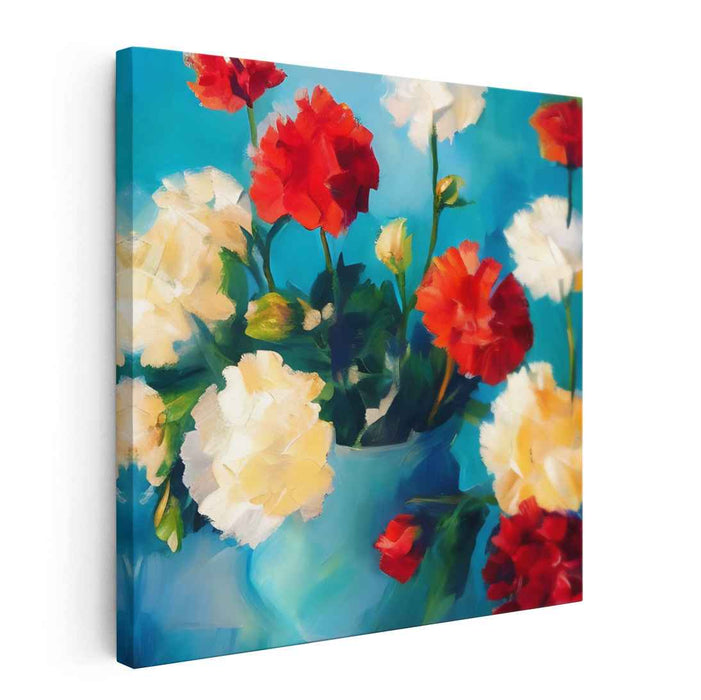 Cubist Painting Carnations #007