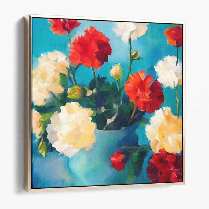 Cubist Painting Carnations #007