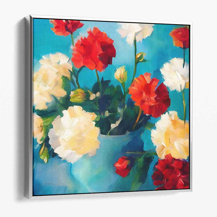 Cubist Painting Carnations #007