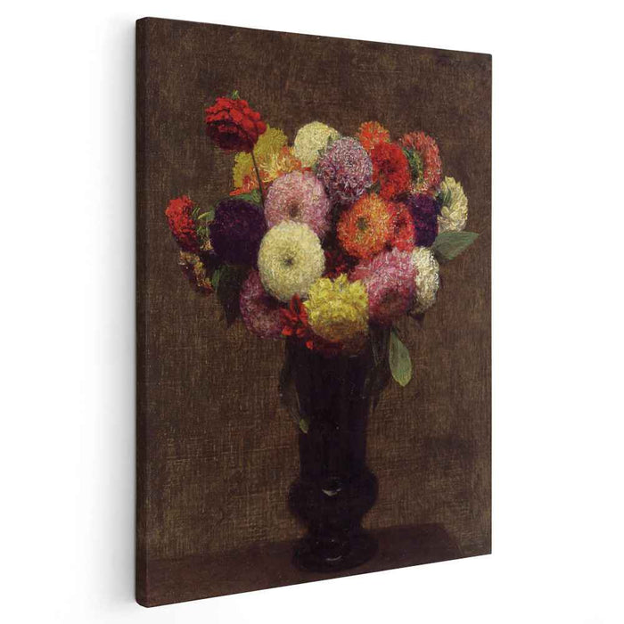 Dahlias (1878) by Henri Fantin-Latour
