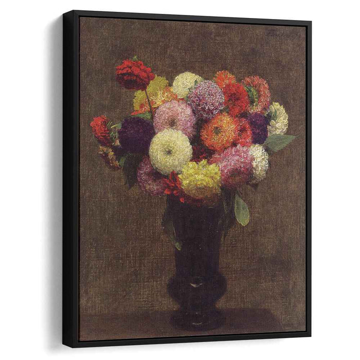 Dahlias (1878) by Henri Fantin-Latour