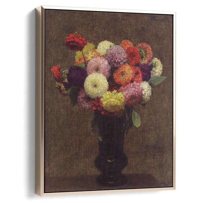 Dahlias (1878) by Henri Fantin-Latour