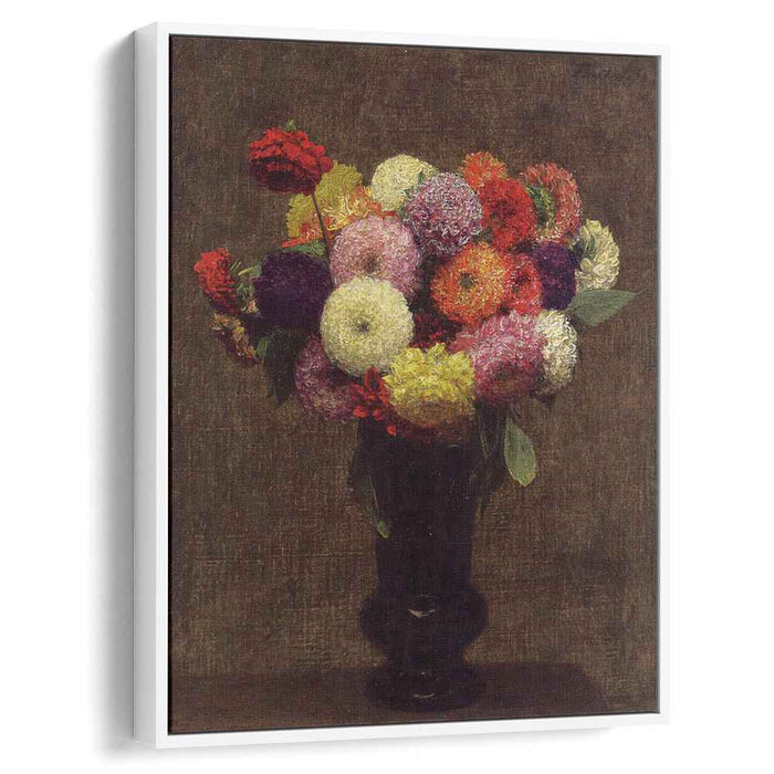 Dahlias (1878) by Henri Fantin-Latour