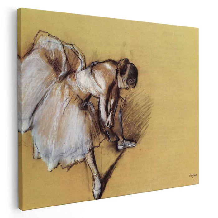 Dancer Adjusting Her Sandel (1890) by Edgar Degas