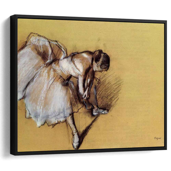 Dancer Adjusting Her Sandel (1890) by Edgar Degas
