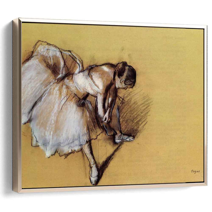 Dancer Adjusting Her Sandel (1890) by Edgar Degas