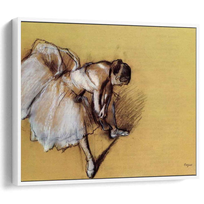 Dancer Adjusting Her Sandel (1890) by Edgar Degas