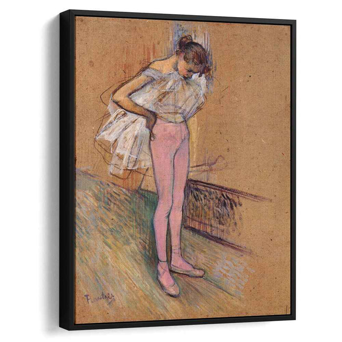 Dancer Adjusting Her Tights (1890) by Henri de Toulouse-Lautrec