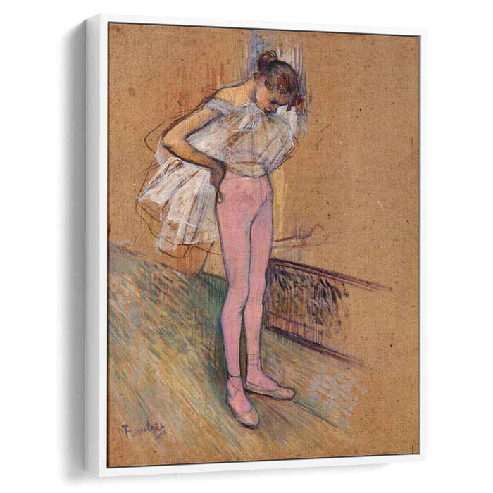 Dancer Adjusting Her Tights (1890) by Henri de Toulouse-Lautrec