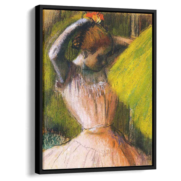 Dancer arranging her hair (1902) by Edgar Degas