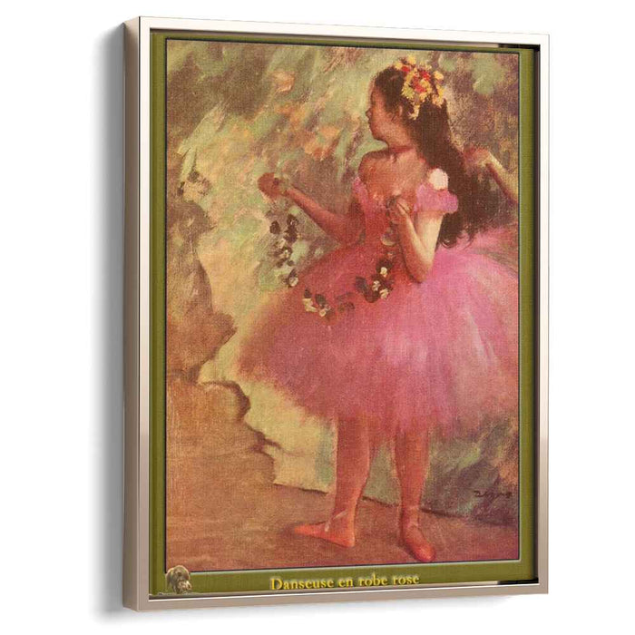 Dancer in pink dress (1880) by Edgar Degas