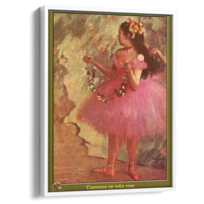 Dancer in pink dress (1880) by Edgar Degas